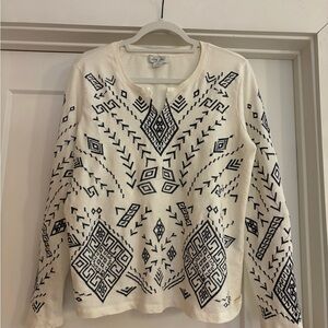 Lucky Lotus Geometric Sweater